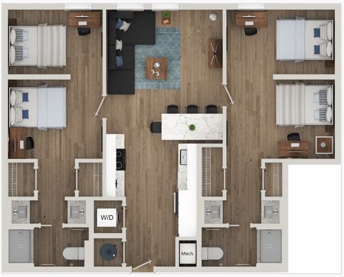 2 Bedroom - Steamboat floorplan