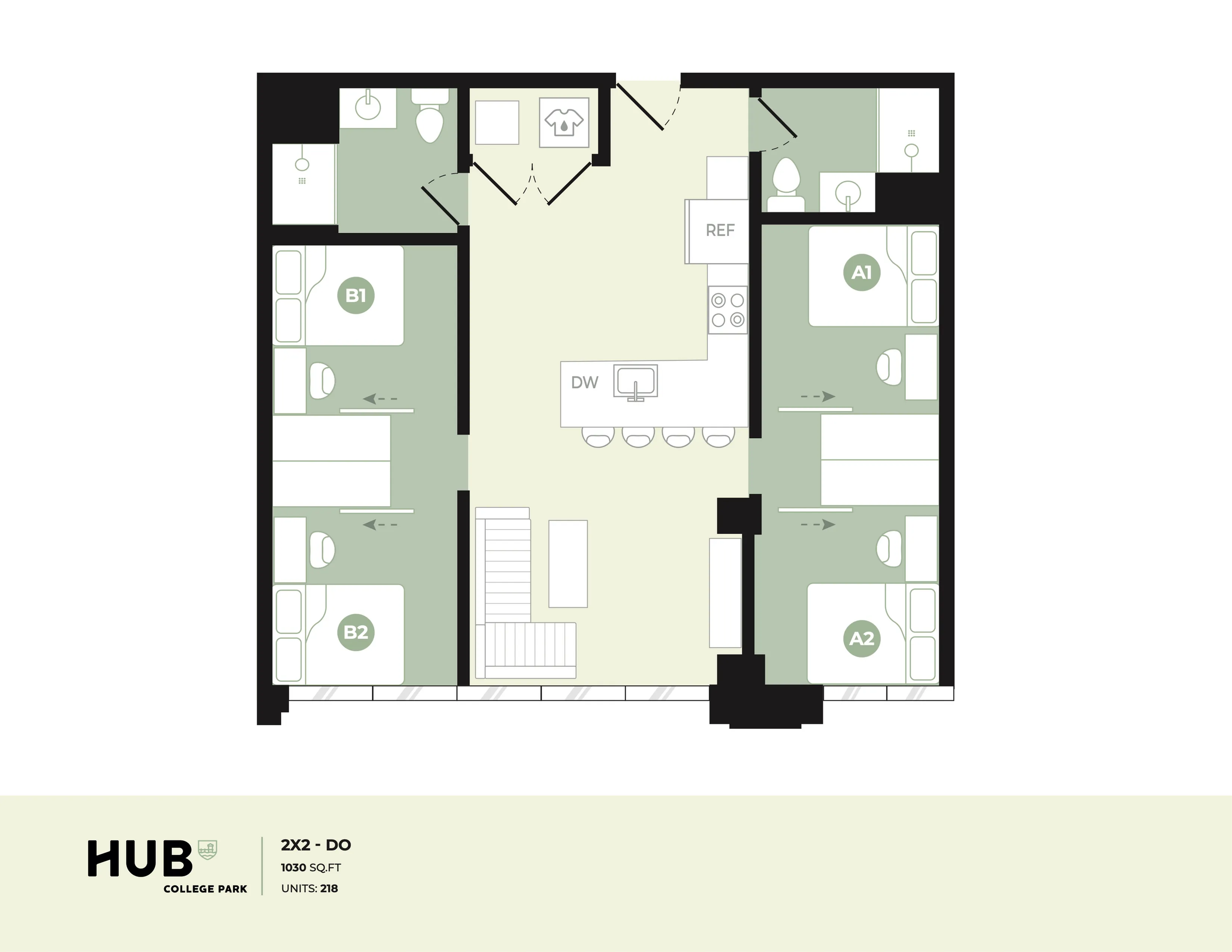 2x2 A floorplan