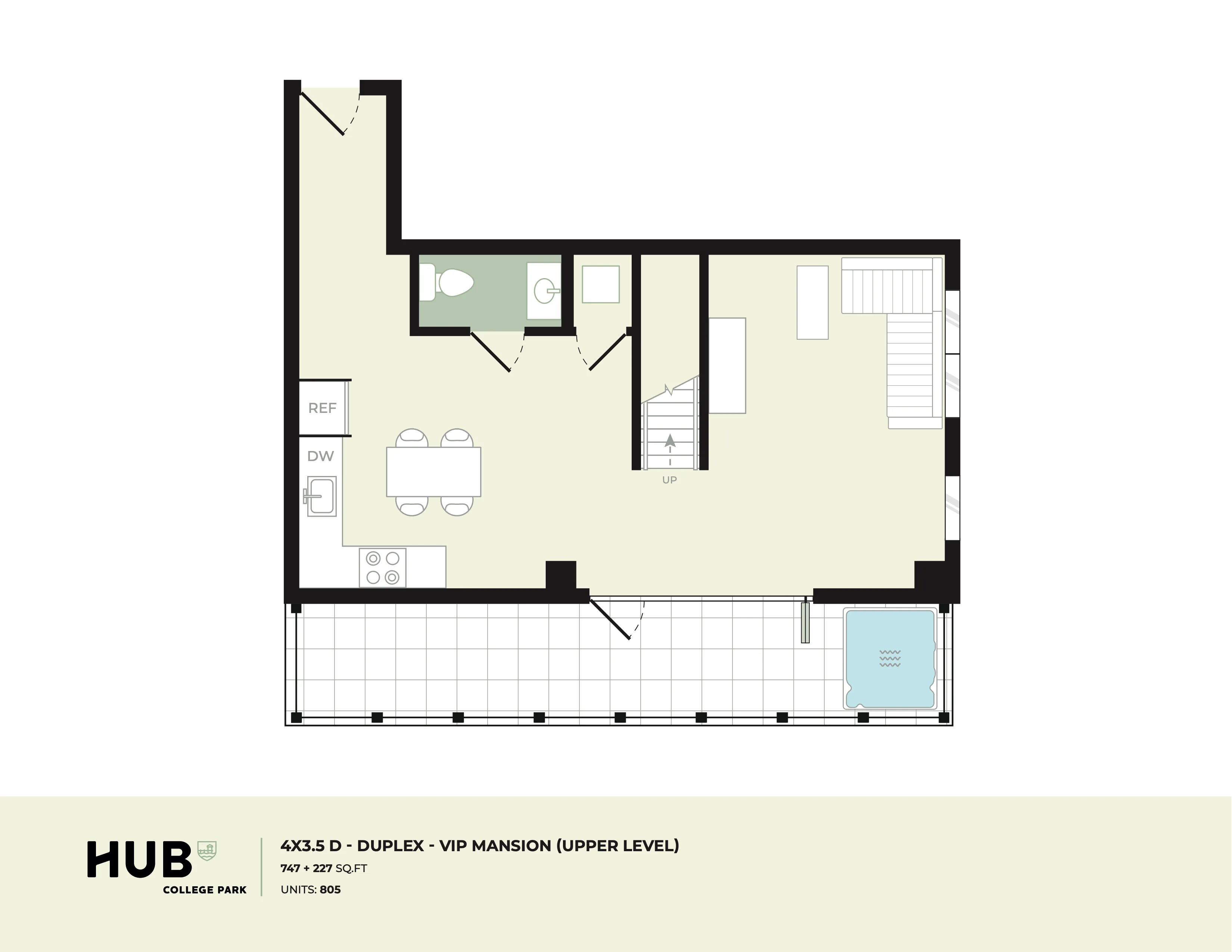 4x3.5 TH D floorplan