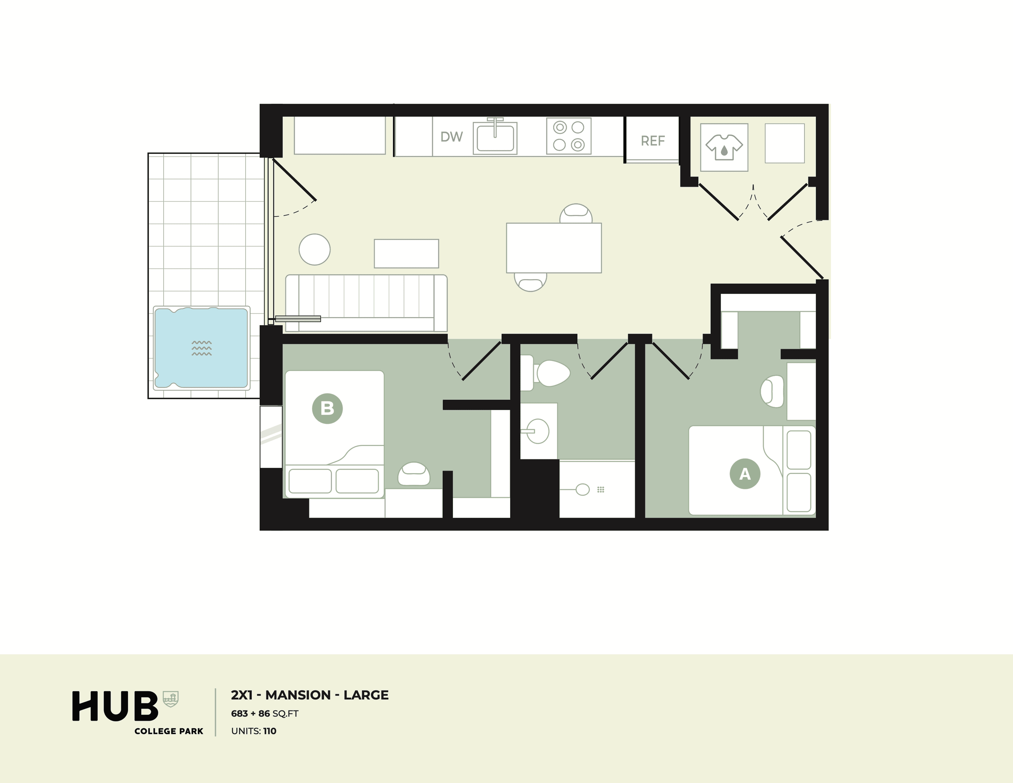 2x1 A floorplan