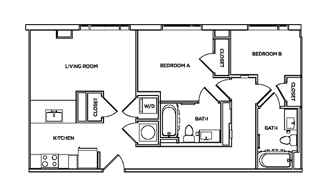 Bristol - 2x2 floorplan