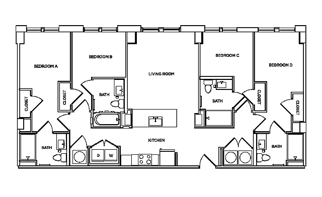 Derby 1 - 4x4 floorplan