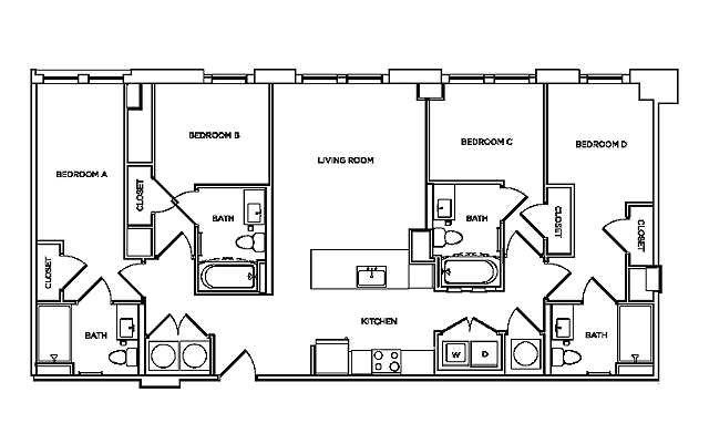 Derby 2 - 4x4 floorplan