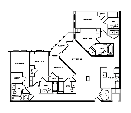 Easton 2 - 5x5 floorplan