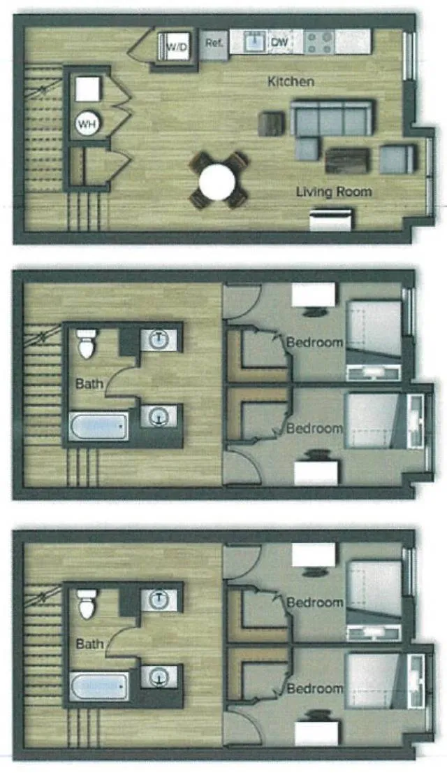 DTH1 floorplan